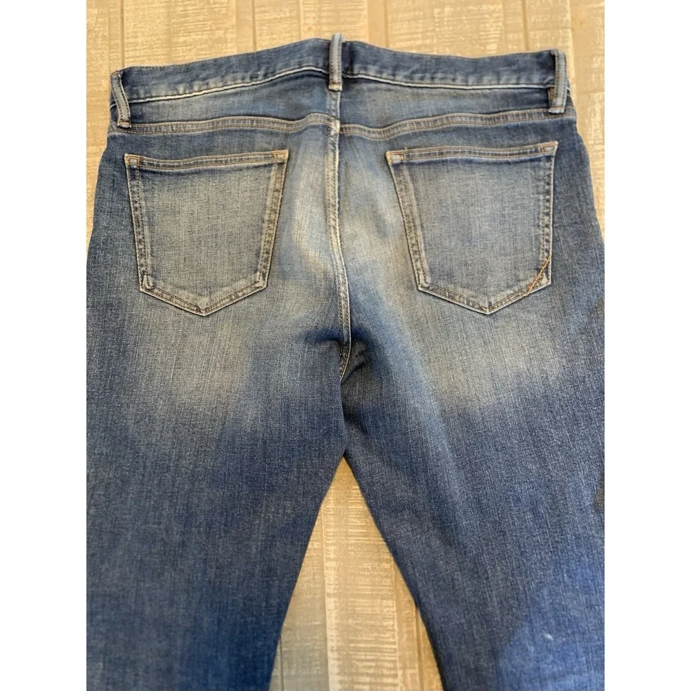 Banana Republic Travel Skinny Fit Jeans Mens 35x30 (Fits 36x30) Faded Distressed